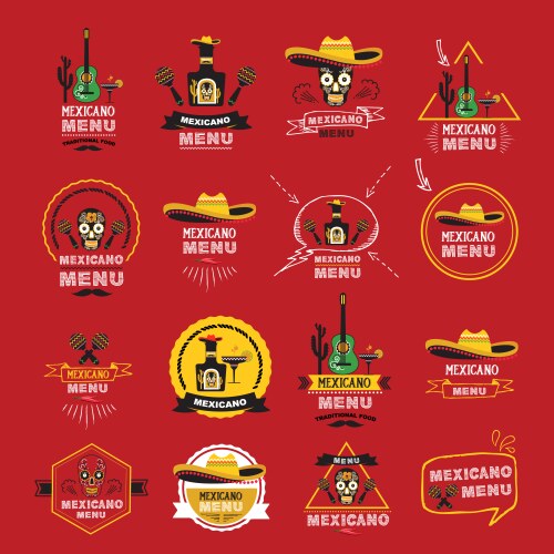 Seamless mexican pattern Royalty Free Vector Image
