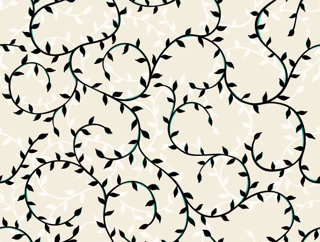 Seamless pattern with branches of blooming tree Vector Image