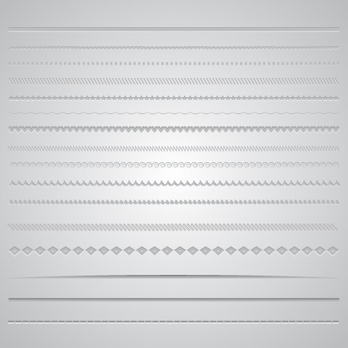 page dividers 0801 vector image