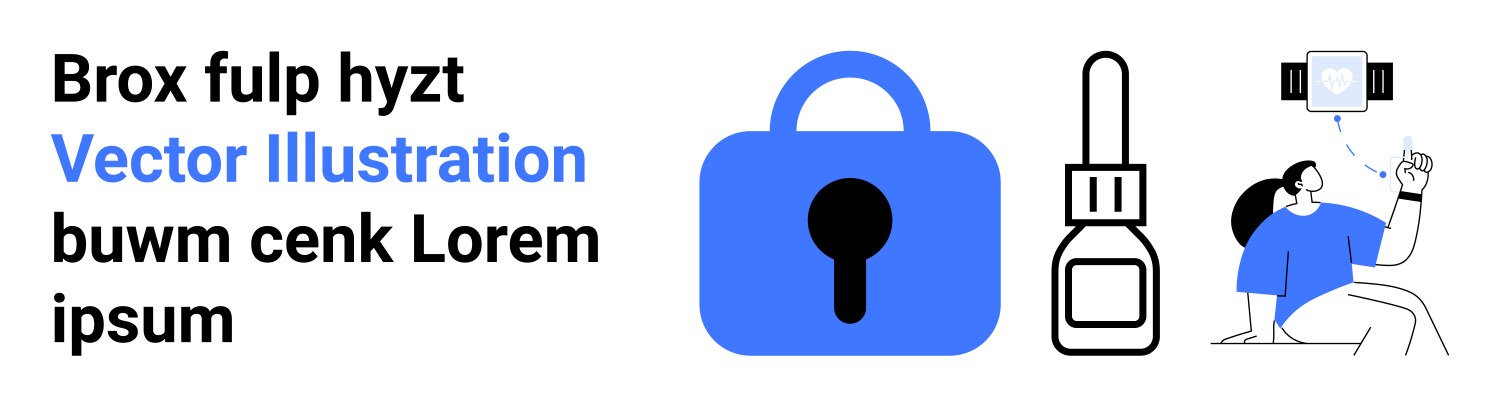 Secure your digital data with multi-functional vector image