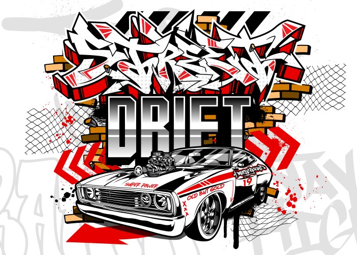 Abstract Graffiti Print Pet Car Seat Cover main image 1
