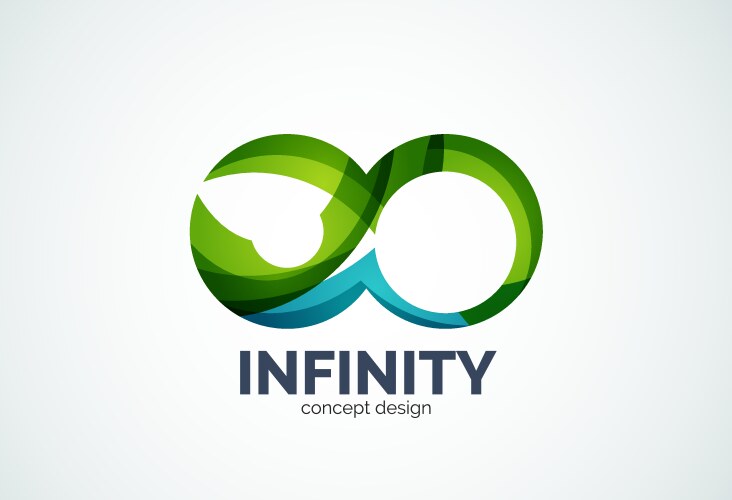 Infinity company logo icon vector image