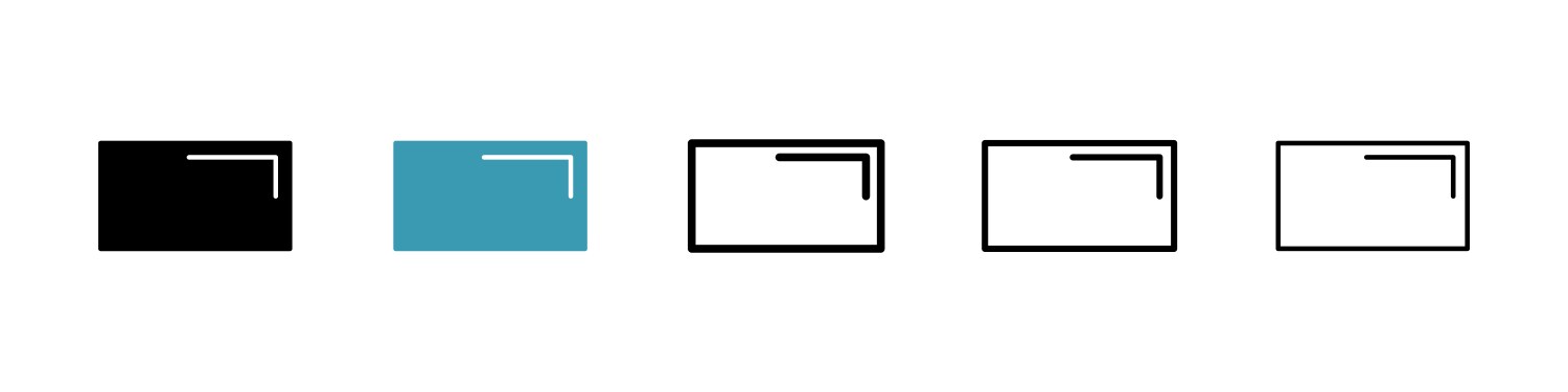 Customize settings icon set in black and white Vector Image