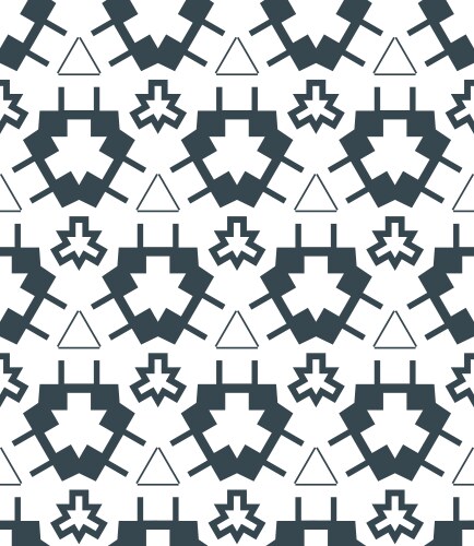 Dark monochrome color angular abstract geometric vector image