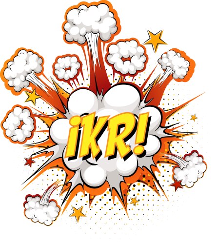 Bomb explosion comic style templates Royalty Free Vector
