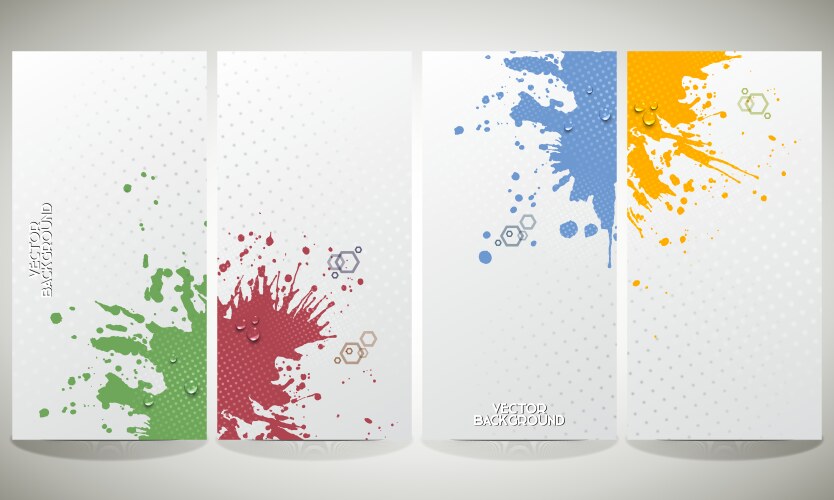 Abstract hand drawn spotted background with empty vector image