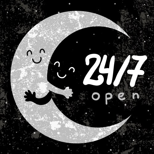 24 Hours Convenience Vector Images (over 320)