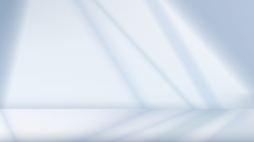 Abstract empty white room interior with light Vector Image