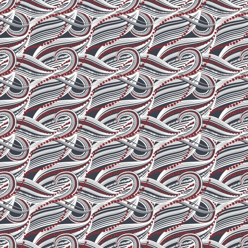 Seamless abstract wave pattern Royalty Free Vector Image
