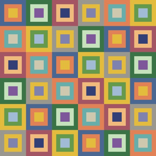 Abstract seamless square pattern background Vector Image