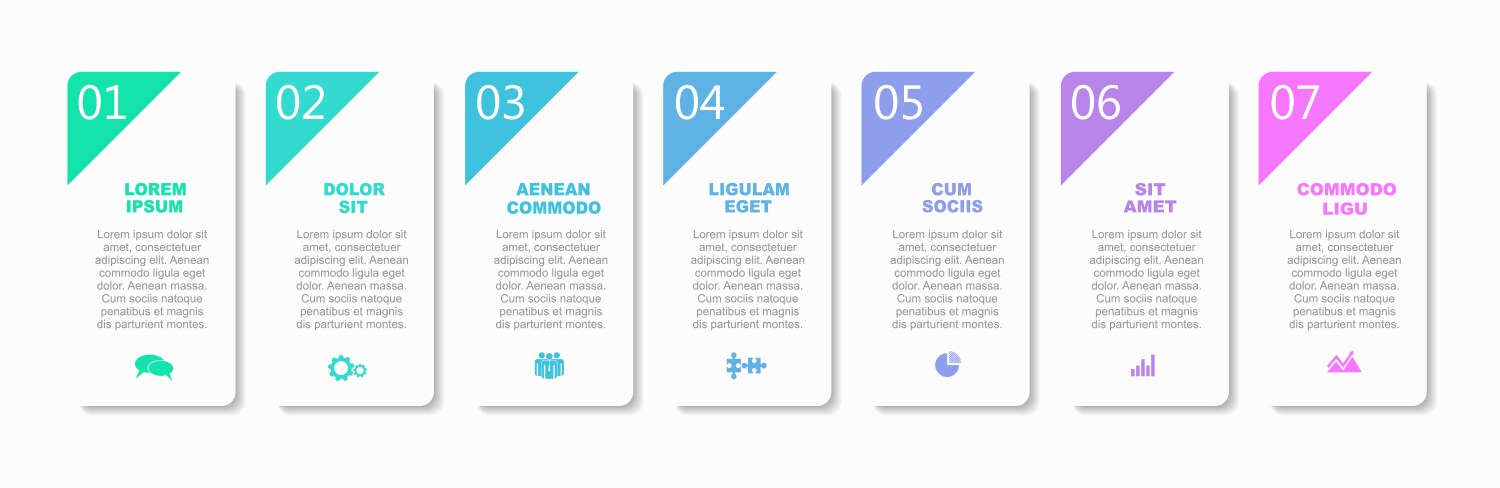 6 Steps Timeline Infographic Template Royalty Free Vector 6 Steps Timeline Infographic Template Royalty Free Vector