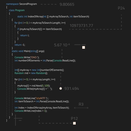 Realistic programming code vector image