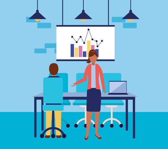 Workflow and infographic design Vector Image