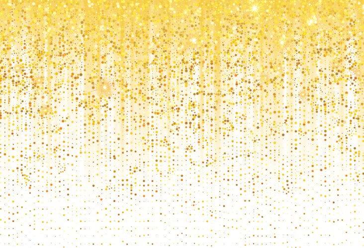 Luxury Golden Glitter Sparkle Background Vector Image