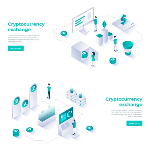 digital blockchain connection mining farm vector image