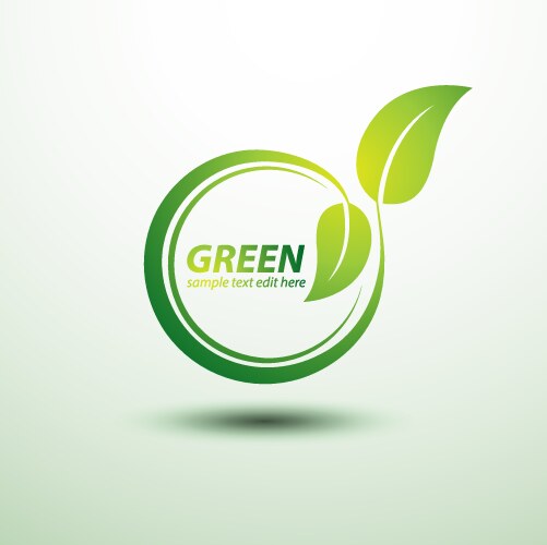 Green leaf Royalty Free Vector Image - VectorStock