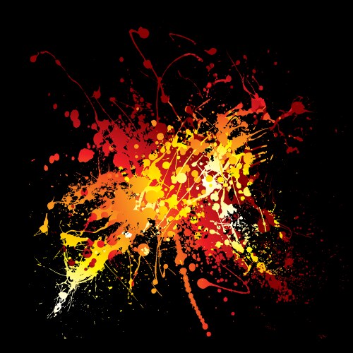 Abstract ink splat Royalty Free Vector Image - VectorStock