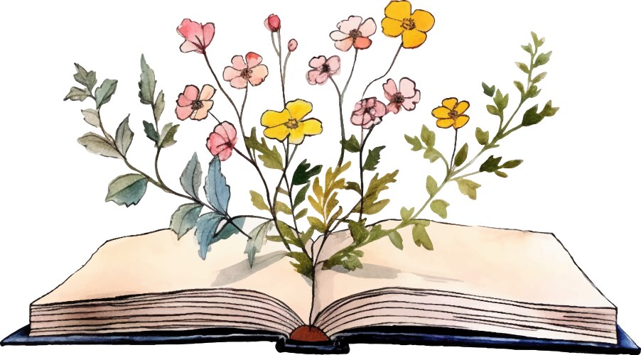 Open Books Clip Art