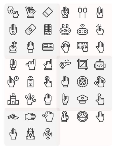 Command & Control Icons – Royalty-Free Vector | VectorStock