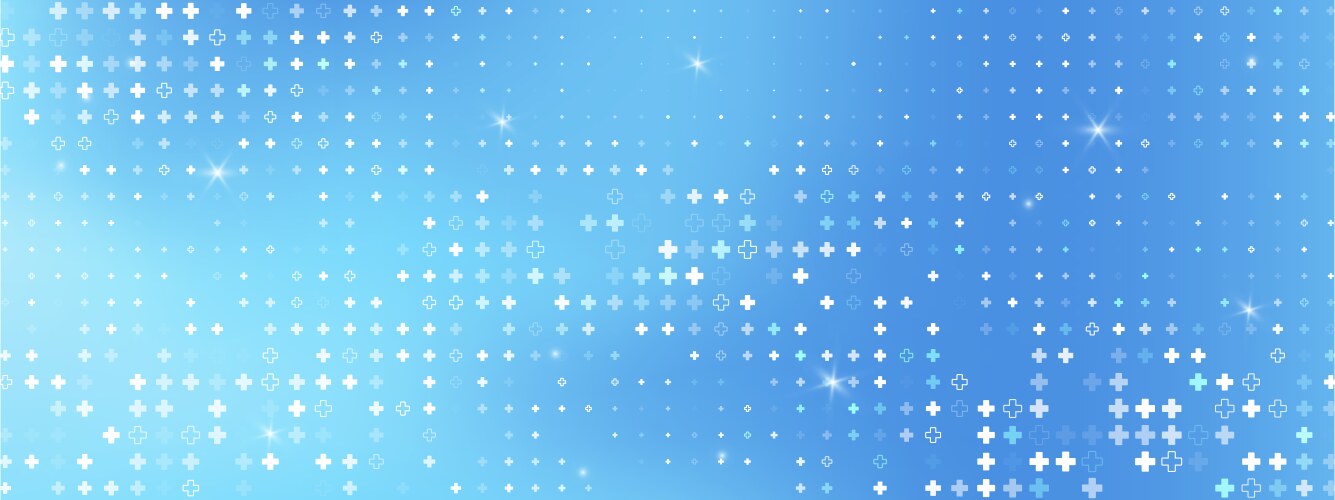 Plus pattern on gradient background abstract vector image