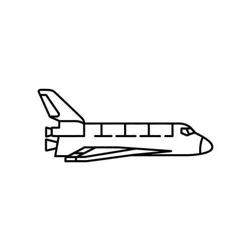 Paper airplane sketch flying design hand drawn Vector Image