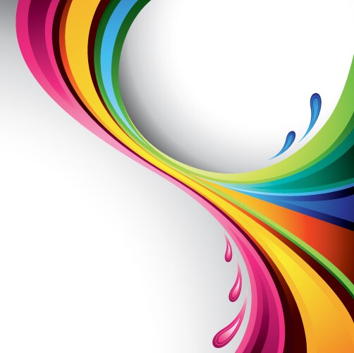 Colors Vector Swirls Colorful Swirl Vibrant Colorful Swirl Design
