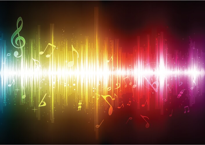 Abstract music wave Royalty Free Vector Image - VectorStock