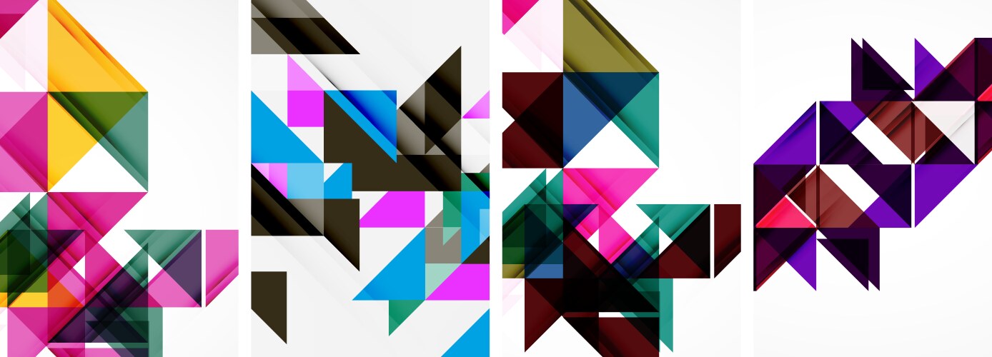 Random Triangle Pattern Vector Images (over 14,000)