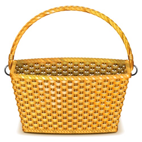 Empty basket Royalty Free Vector Image - VectorStock