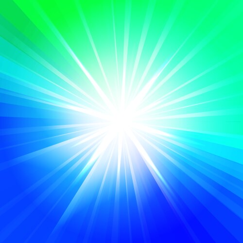 Blue star burst background Royalty Free Vector Image