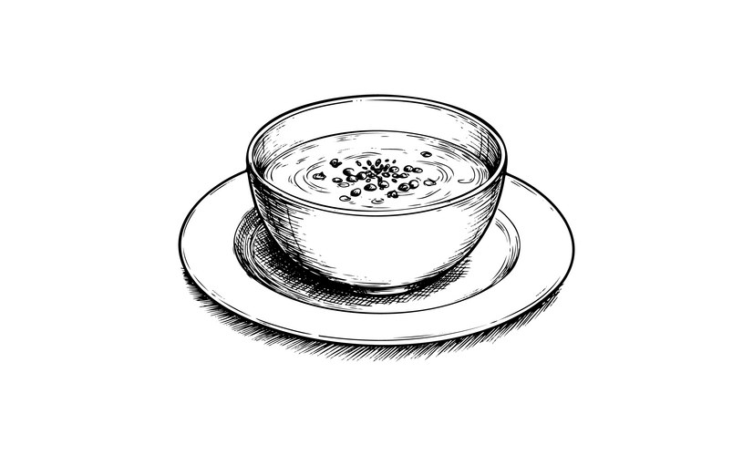 Detailed Coffee Cup Sketch Vector Image