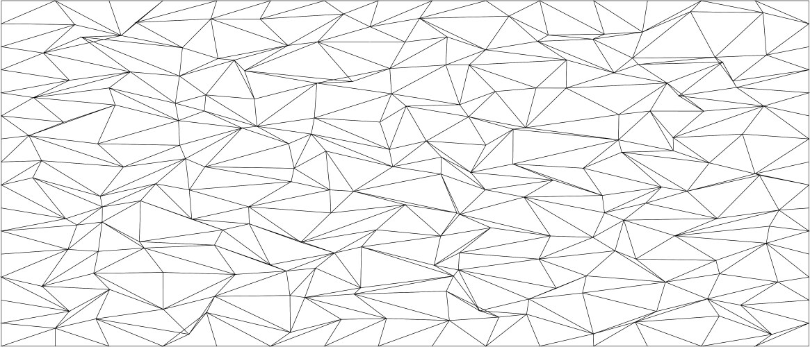 Abstract geometric pattern with chaotic triangular vector image