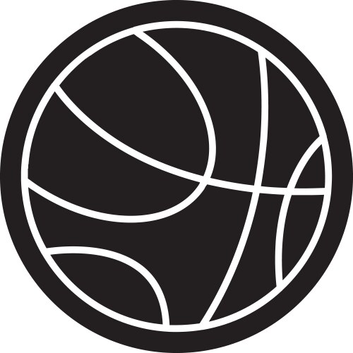 Basketball ball icon Vector Image