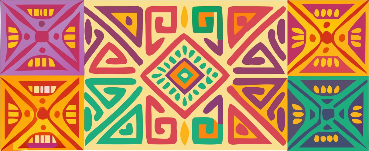 Aztec Diamond Pattern – Royalty-Free Vector | VectorStock