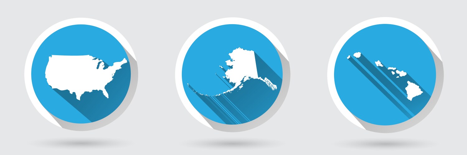 United states of america map Vector Image