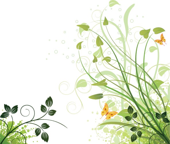 Floral vector image