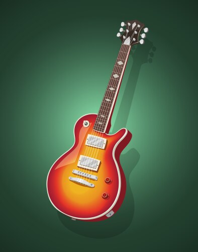 Classic electric guitar Royalty Free Vector Image