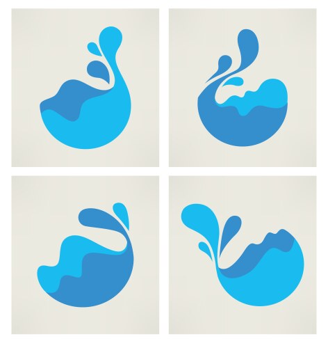 Water Sign Pattern Water signs Royalty Free Vector Image - VectorStock