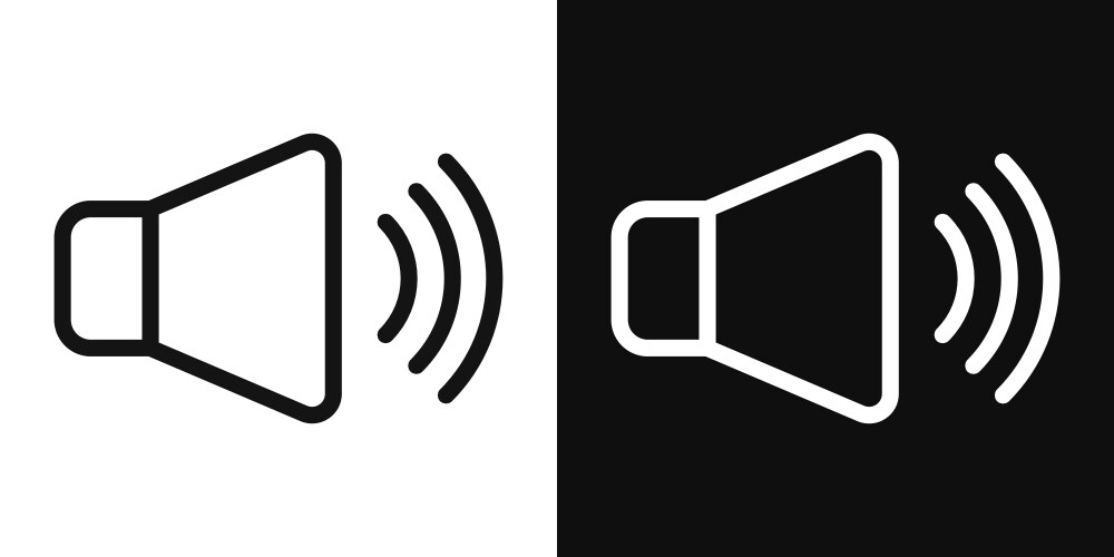 Volume icon Royalty Free Vector Image - VectorStock