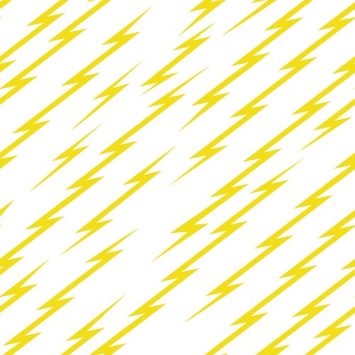 Lightning yellow seamless pattern background Vector Image