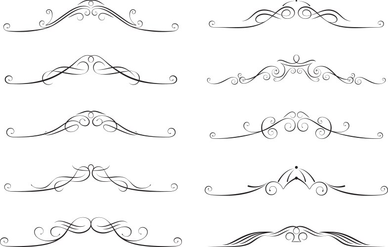 Victorian frame set Royalty Free Vector Image - VectorStock