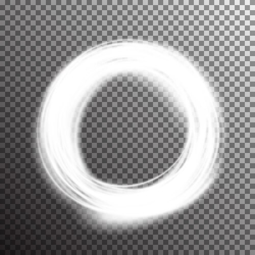 Transparent white light effect background Vector Image