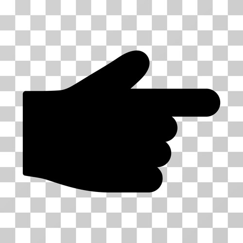 Pointing finger Vector Images & Graphics for Commercial Use | VectorStock