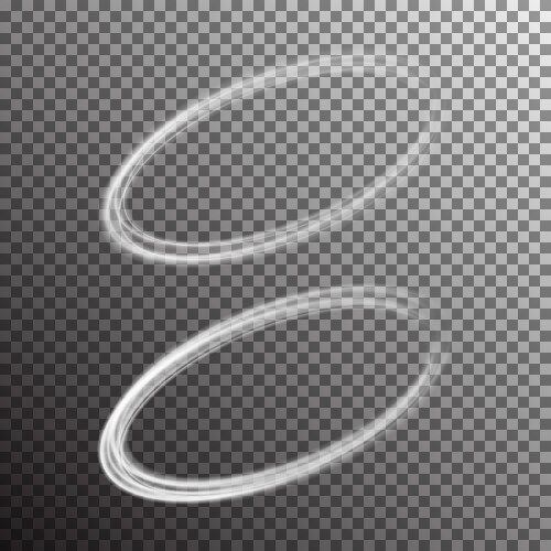 Transparent white light effect background Vector Image