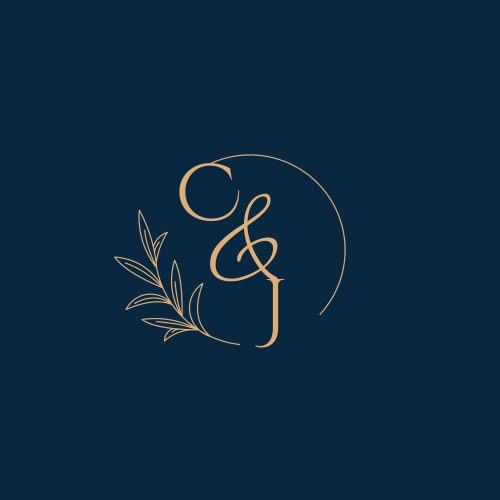 Elegant ES Wedding Monogram Logo – Royalty-Free Vector | VectorStock