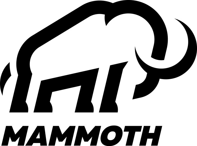 Mammoth Logo Template Vector Image