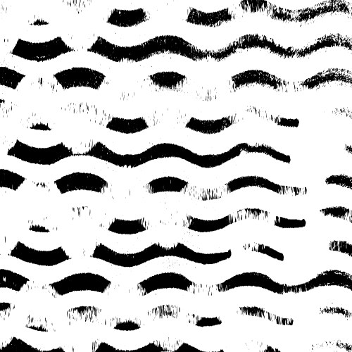 Monochrome wave stripes seamless texture Vector Image