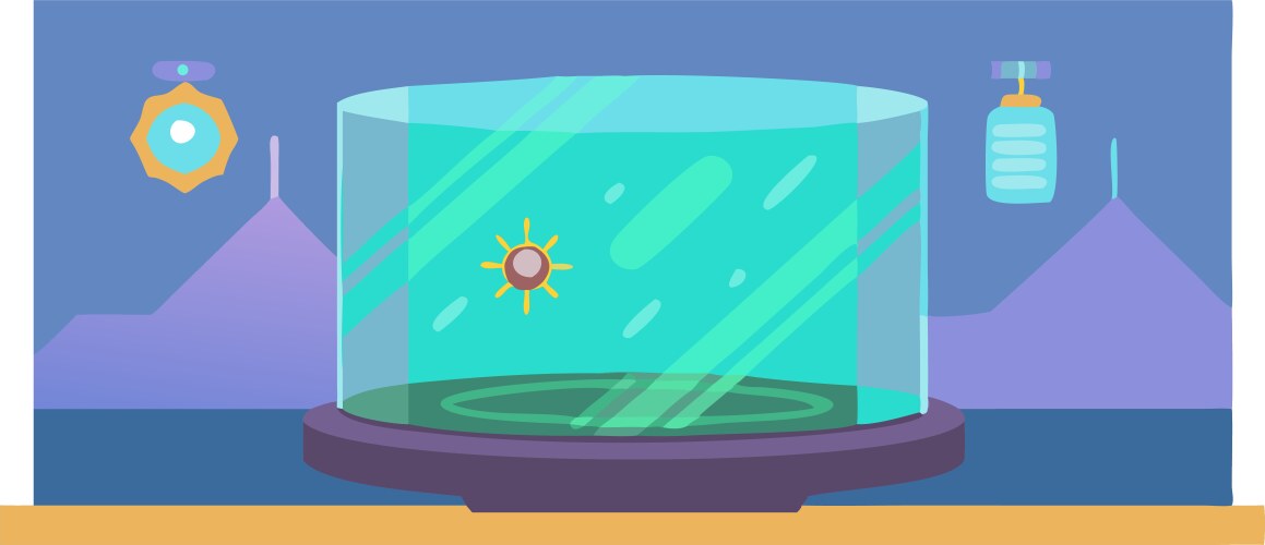 Digital data sphere with abstract user interface vector image