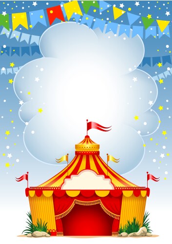 Circus frame Royalty Free Vector Image - VectorStock
