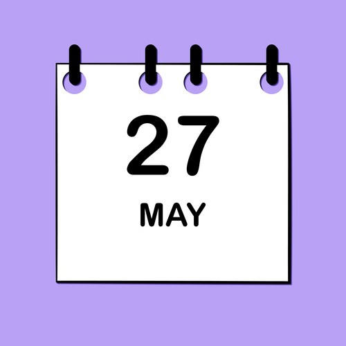 May calendar 27 Vector Images & Graphics for Commercial Use | VectorStock